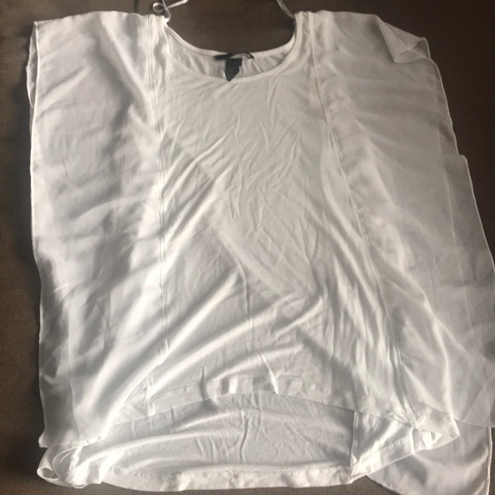 White flowy shirt